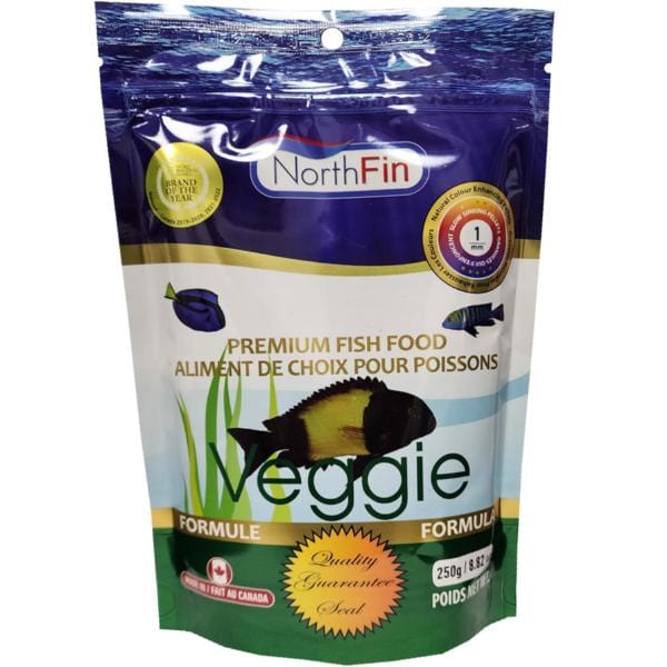 NorthFin High - Quality Premium Veggie Formula Fish Food for Herbivore and Omnivore Fish