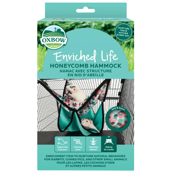 Oxbow Enriched Life Honeycomb Hammock - Ideal Pet Comfort and Enrichment Accessory