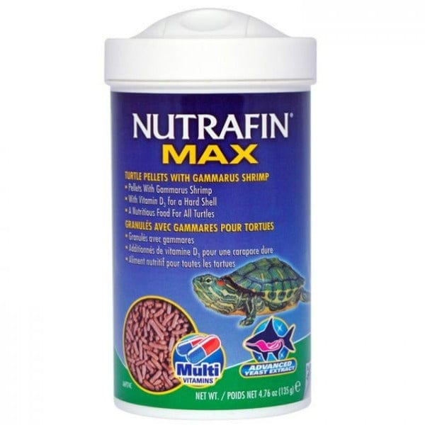 Nutrafin Max High - Quality Turtle Food Pellets Enriched with Gammarus Shrimp