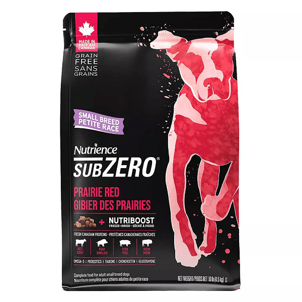 Nutrience SubZero Prairie Red High - Quality Dry Dog Food Specially Designed for Small Breed Dogs
