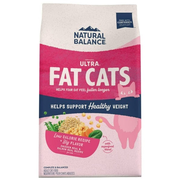 Natural Balance Low - Calorie Chicken & Salmon Meal Dry Cat Food for Fat Cats