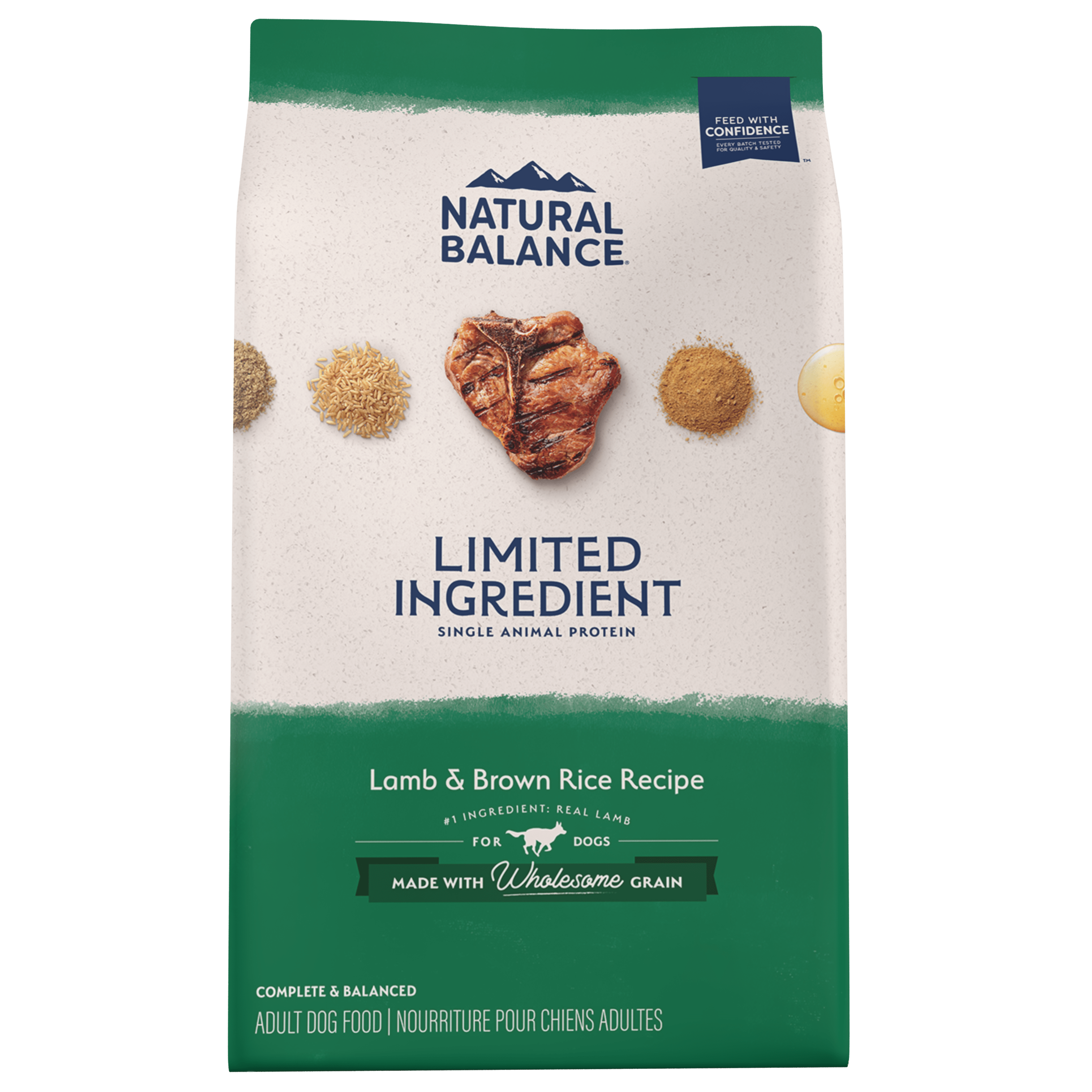 Natural Balance Dry Dog Food: Limited Ingredient Lamb & Brown Rice for Adults