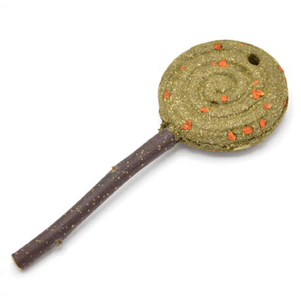 Oxbow Enriched Life Timothy Hay-based Carrot-flavored Lollipop for Small Pets