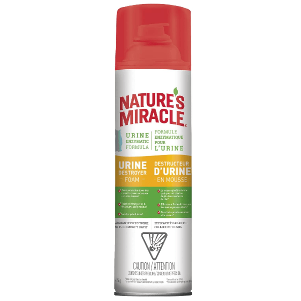 Nature's Miracle Foam: Powerful Cat Urine Destroyer with Fresh Scent
