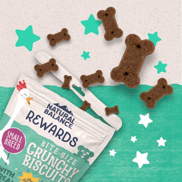 8oz Natural Balance Small Breed Crunchy Biscuits with Real Chicken Recipe