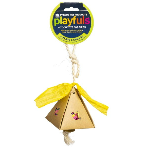 Prevue Pet Products Interactive Pyramid Bird Toy for Small to Medium Birds