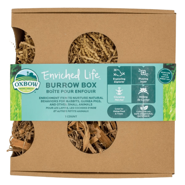 Oxbow Enriched Life Burrow Box - A Perfect Pet Enrichment Toy