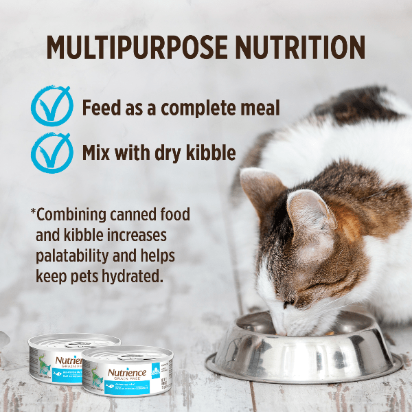Nutrience Grain-Free Canned Ocean Fish Pâté Cat Food - Ideal for Sensitive Cats