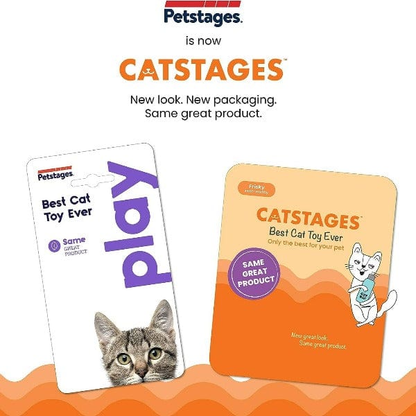 Petstages Orkakat Wiggle Worm: Durable, Catnip - Infused Dental Cat Toy