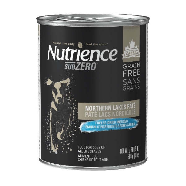 Nutrience SubZero Northern Lakes Grain-Free Pate Canned Dog Food with Fresh Canadian Ingredients