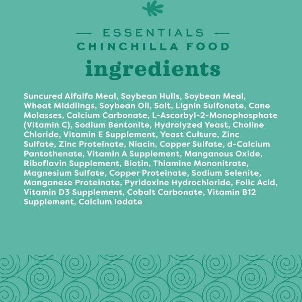 Oxbow Premium Chinchilla Food with Essential Nutrients