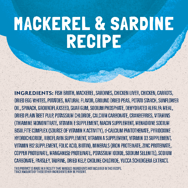 Natural Balance Platefulls Gravy Morsels Cat Food Pouch - Mackerel & Sardine Recipe