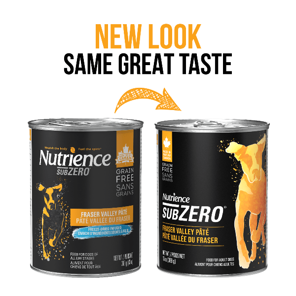 Nutrience SubZero Fraser Valley Grain - Free Pate Canned Dog Food with Fresh Canadian Ingredients