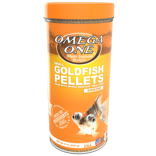 Omega One High - Quality Small Sinking Pellets for Goldfish