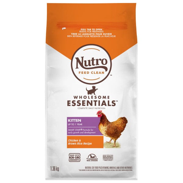 Nutro Wholesome Essentials 1.36kg Dry Kitten Food with Real Chicken & Brown Rice