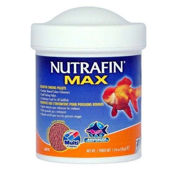 Nutrafin Max High - Quality Small Sinking Pellets Fish Food for Goldfish