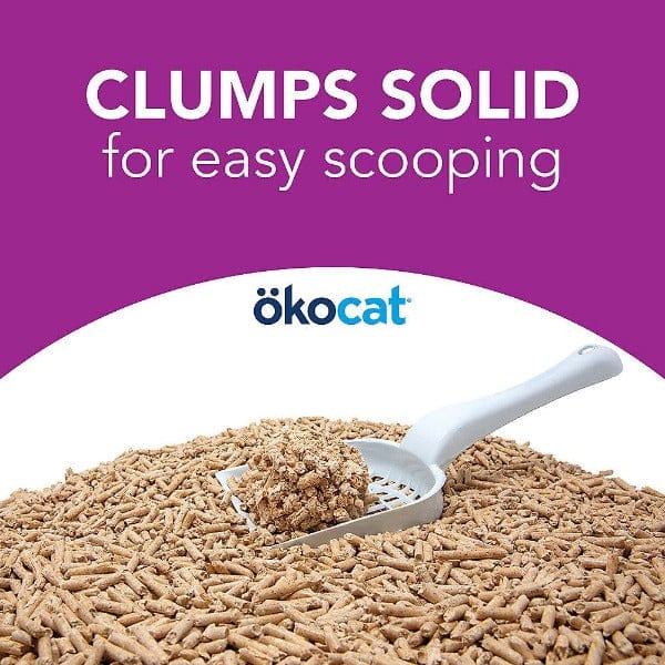 ökocat Original Low-Mess Wood-Based Cat Litter, 14-Pound Bag - Ideal for Cats and Clean Homes