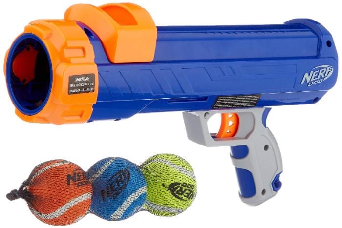 Nerf Dog Handheld Small-Sized Tennis Ball Blasting Toy for Canines