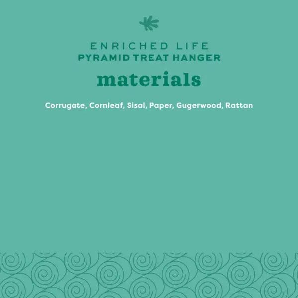 Oxbow Enriched Life Pyramid-Style Treat Hanger for Small Pets