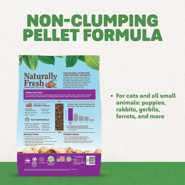 All-Natural Fresh Non-Clumping Pellet Cat Litter with Superior Odor Control