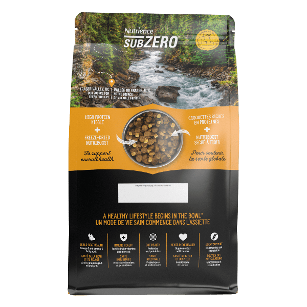 Nutrience SubZero Fraser Valley High - Protein Dry Dog Food for Large Breeds, 10kg