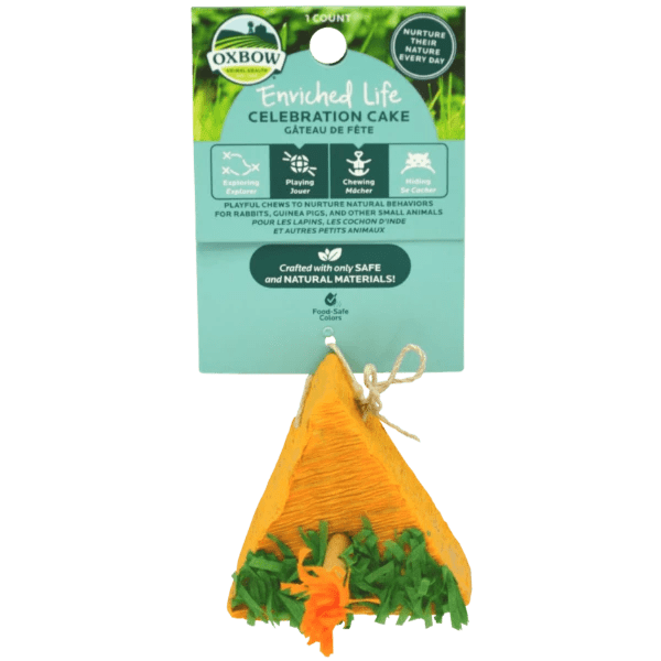 Oxbow Enriched Life Pet Celebration Cake - A Delightful Treat for Your Furry Friends